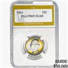 Image 1 : 1951 Washington Silver Quarter PGA PR69 DCAM