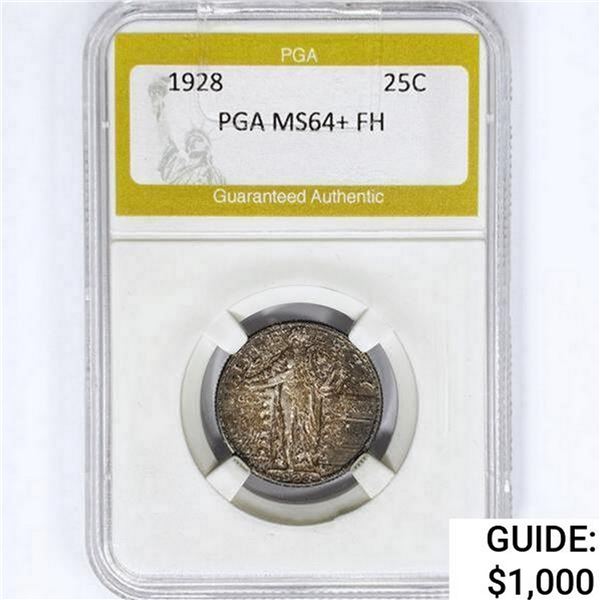 1928 Standing Liberty Quarter PGA MS64+ FH