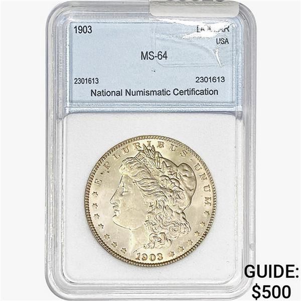 1903 Morgan Silver Dollar NNC MS64