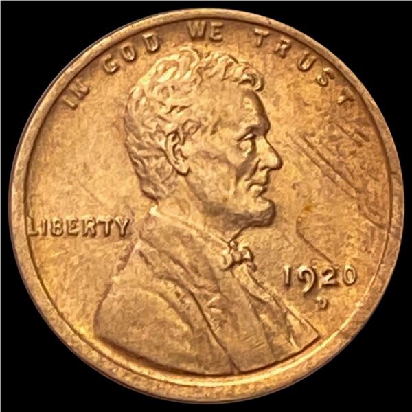 1920-D RED Wheat Cent UNCIRCULATED