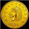 Image 1 : 1851 $1/2 GOLD CALI UNCIRCULATED