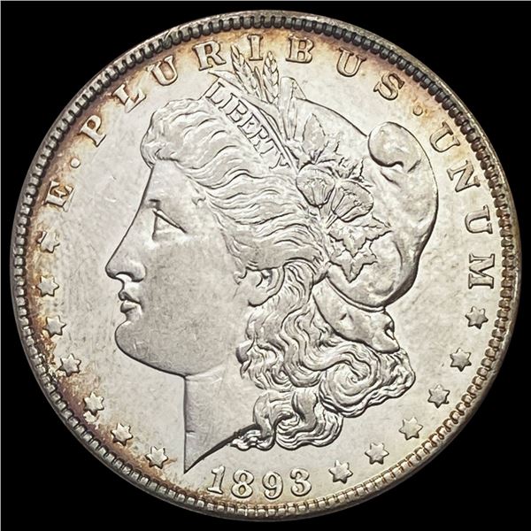 1893 Morgan Silver Dollar CLOSELY UNCIRCULATED