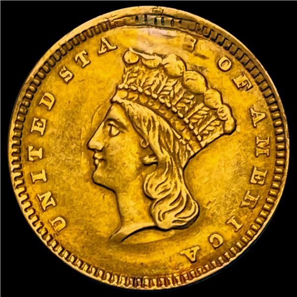 1857 Rare Gold Dollar CLOSELY UNCIRCULATED