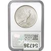 Image 2 : 1926 Silver Peace Dollar NGC MS63
