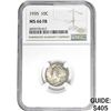 Image 1 : 1935 Mercury Silver Dime NGC MS66 FB