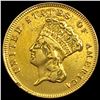 1878 $3 Gold Piece LIGHTLY CIRCULATED