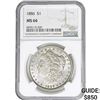 Image 1 : 1886 Morgan Silver Dollar NGC MS66