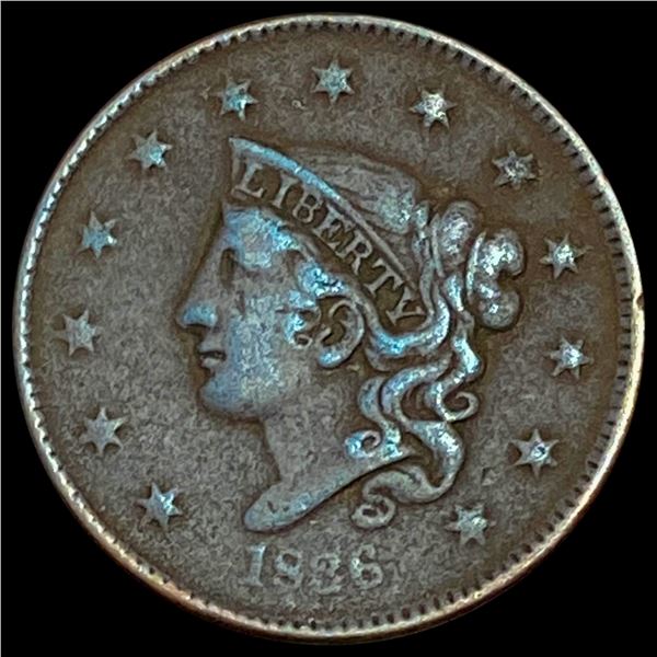 1836 Coronet Head Large Cent NICELY CIRCULATED