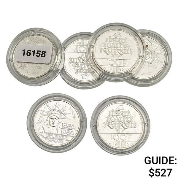 [6] 1986 France S 100F Statue of Liberty