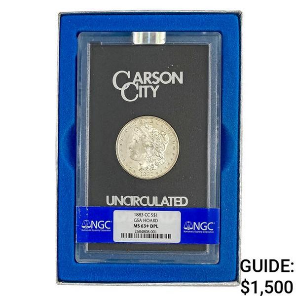 1883-CC Morgan Silver Dollar NGC MS63+ DPL