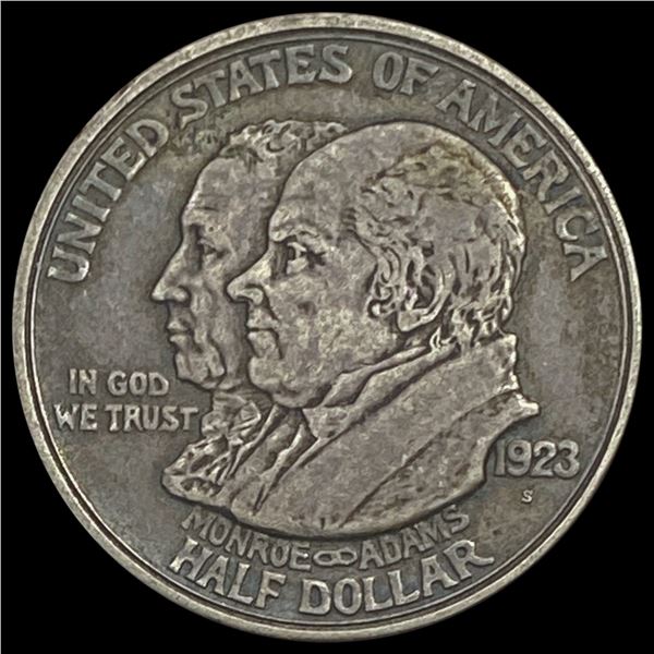 1923-S Monroe Half Dollar LIGHTLY CIRCULATED