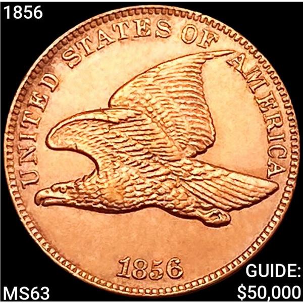 1856 Flying Eagle Cent CHOICE BU