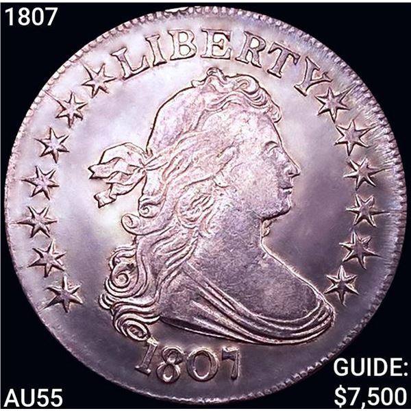 1807 Draped Bust Half Dollar HIGH GRADE