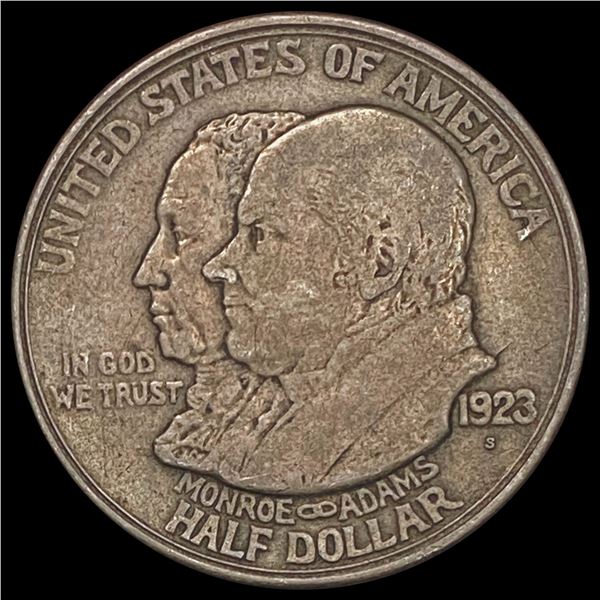 1923-S Monroe Half Dollar LIGHTLY CIRCULATED