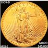 1909-D $20 Gold Double Eagle GEM BU