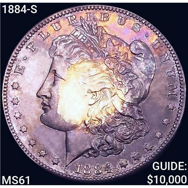 1884-S Morgan Silver Dollar UNCIRCULATED