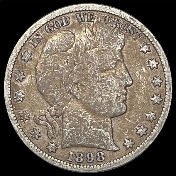1898-O Barber Half Dollar NICELY CIRCULATED