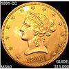1891-CC $10 Gold Eagle UNCIRCULATED