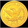 Image 2 : 1843-O Sm Date $2.50 Gold Quarter Eagle UNCIRCULATED