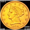 1859-S $2.50 Gold Quarter Eagle CHOICE AU