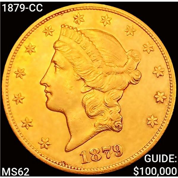 1879-CC $20 Gold Double Eagle UNCIRCULATED