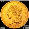 1838 $5 Gold Half Eagle UNCIRCULATED