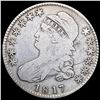 Image 1 : 1817 O-108a R-4 Capped Bust Half Dollar CIRC