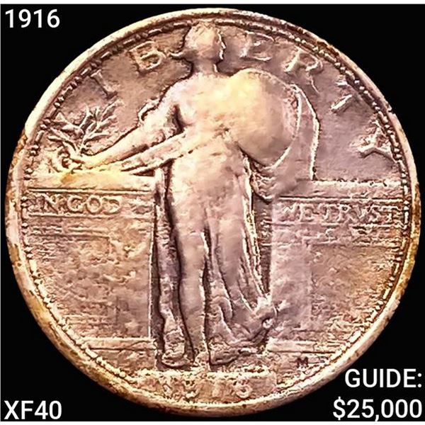1916 Standing Liberty Quarter NEARLY UNCIRCULATED