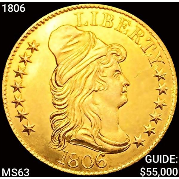 1806 $5 Gold Half Eagle CHOICE BU