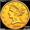 Image 1 : 1860-C $5 Gold Half Eagle UNCIRCULATED
