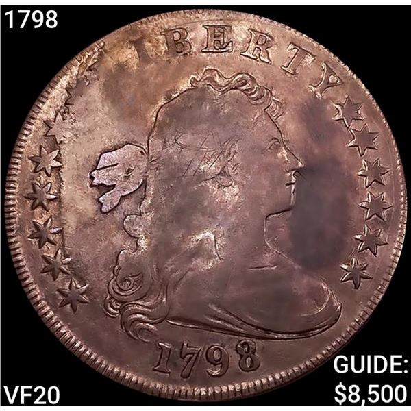 1798 Draped Bust Dollar LIGHTLY CIRCULATED