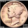1916-D Mercury Dime LIGHTLY CIRCULATED