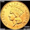 1888 $3 Gold Piece CHOICE BU