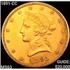 Image 1 : 1891-CC $10 Gold Eagle CHOICE BU