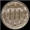 Image 2 : 1867 Nickel Three Cent CLOSELY UNCIRCULATED
