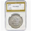 Image 1 : 1899 Morgan Silver Dollar PGA MS63