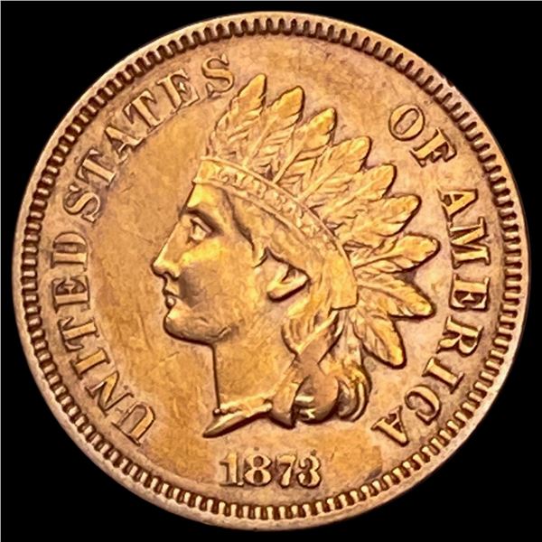 1873 Indian Head Cent CHOICE AU
