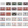 Image 1 : 1969-1990 US Proof and Mint Set Lot [140 Coins]