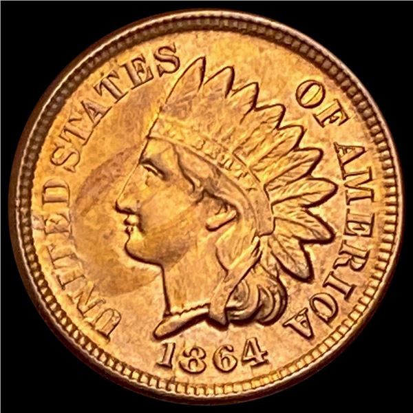1864 RED Indian Head Cent UNCIRCULATED