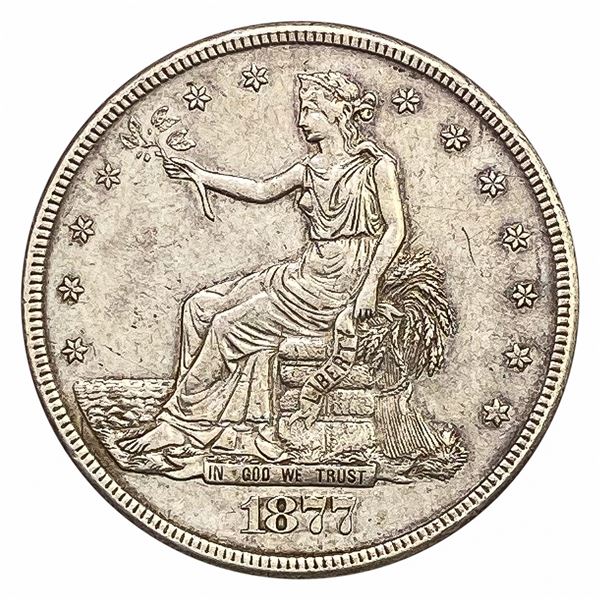 1877-S Silver Trade Dollar XF