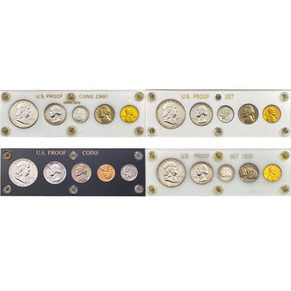 1957-1961 US Proof Set Lot [20 Coins]