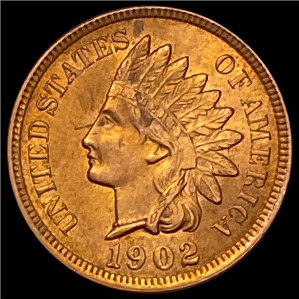 1902 RED Indian Head Cent UNCIRCULATED