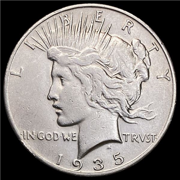 1935-S Silver Peace Dollar NEARLY UNCIRCULATED