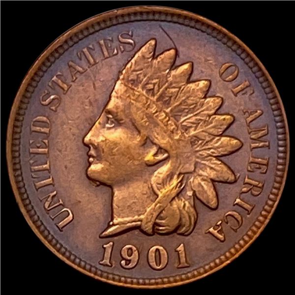 1901 Indian Head Cent CLOSELY UNCIRCULATED