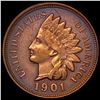 Image 1 : 1901 Indian Head Cent CLOSELY UNCIRCULATED