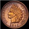 Image 1 : 1891 RED Indian Head Cent UNCIRCULATED