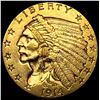 Image 1 : 1914-D $2.50 Gold Quarter Eagle CLOSELY UNCIRCULATED