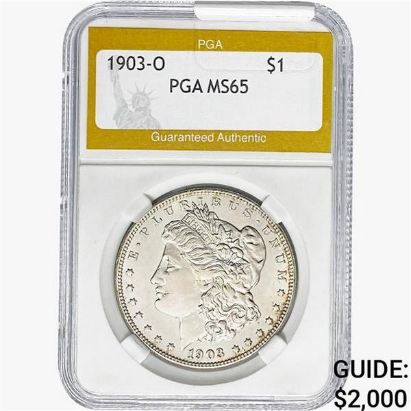 1903-O Morgan Silver Dollar PGA MS65