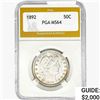 Image 1 : 1892 Barber Half Dollar PGA MS64