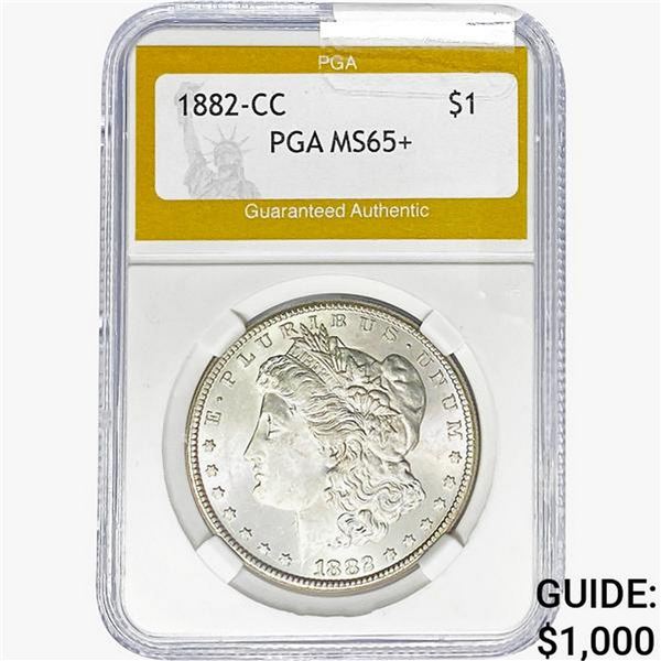 1882-CC Morgan Silver Dollar PGA MS65+